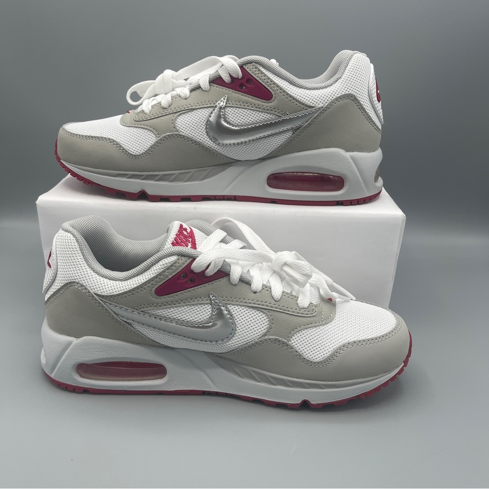Nike Women Air Max Correlate /WHITE/STRATA GREY/SPORT FUCHSIA/METALLIC/Size7.5/6 - Picture 3 of 14